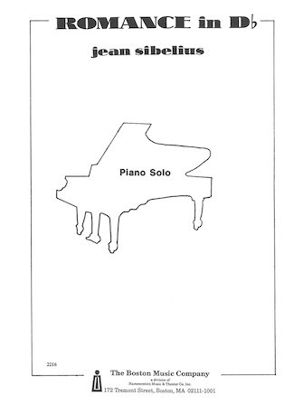 PNC4628　輸入　ジャン・シベリウス/ロマンス・変ニ長調　《輸入ピアノ楽譜》