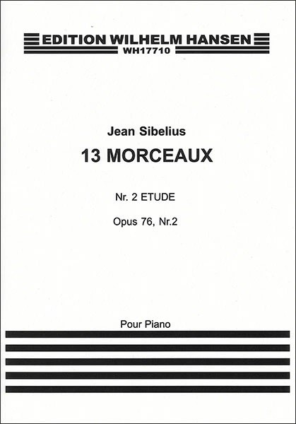 PNC4639　輸入　13の小品　作品76、第2番　　エチュード《輸入ピアノ楽譜》