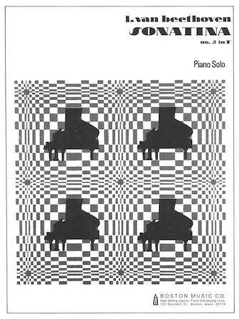 PNC4646　輸入　ルートヴィヒ・ヴァン・ベートーヴェン/ソナチネ・No.2・ヘ長調《輸入ピアノ楽譜》