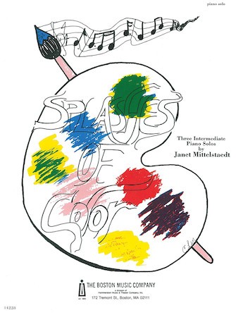 PNC4649　輸入　ジャネット・ミッテルシュテット/スプラッシュ・オブ・カラー《輸入ピアノ楽譜》