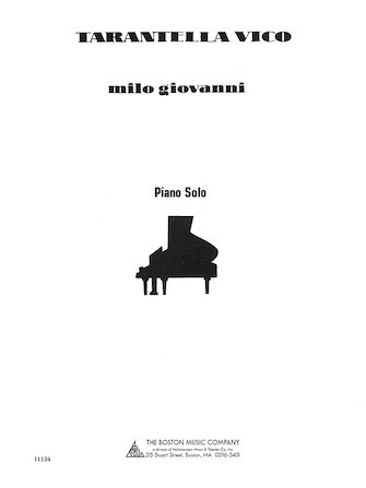 PNC4674　輸入　ミロ・ジョヴァンニ/タランテラ・ヴィーコ・ピアノソロ《輸入ピアノ楽譜》