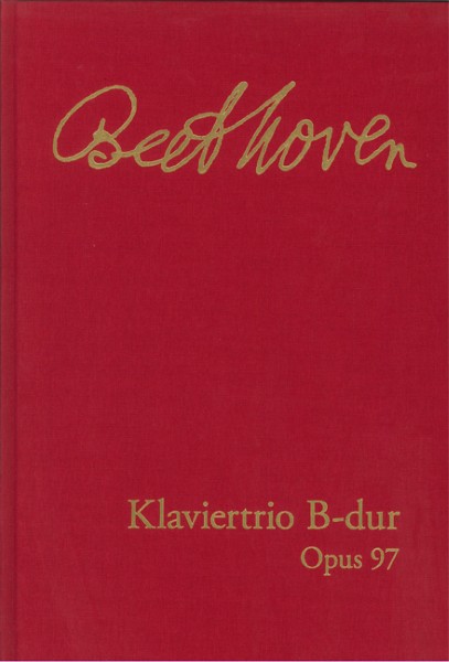 PNC4737　輸入　ベートーヴェン/ピアノ三重奏曲　変ロ長調　作品97【自筆譜ファクシミリ版】(原典版/ヘンレ社)《輸入ピア