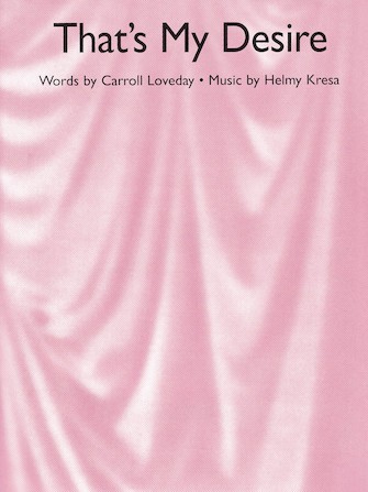 PNP7030　輸入　ザッツ・マイ・デザイア《輸入ピアノ楽譜》