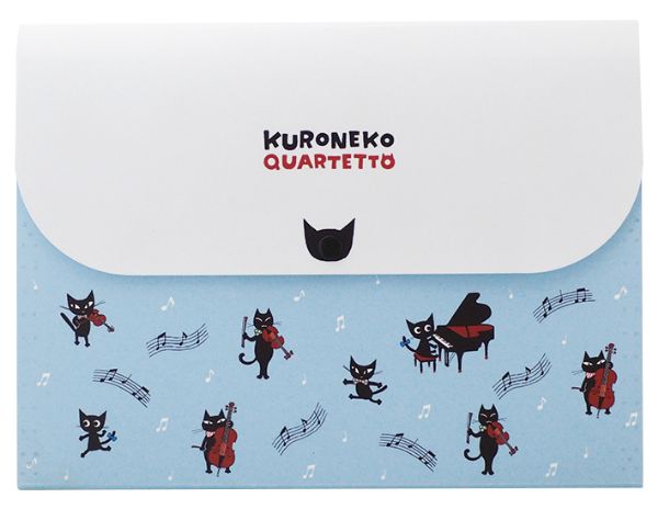 5ポケットフォルダー　クロネコカルテット