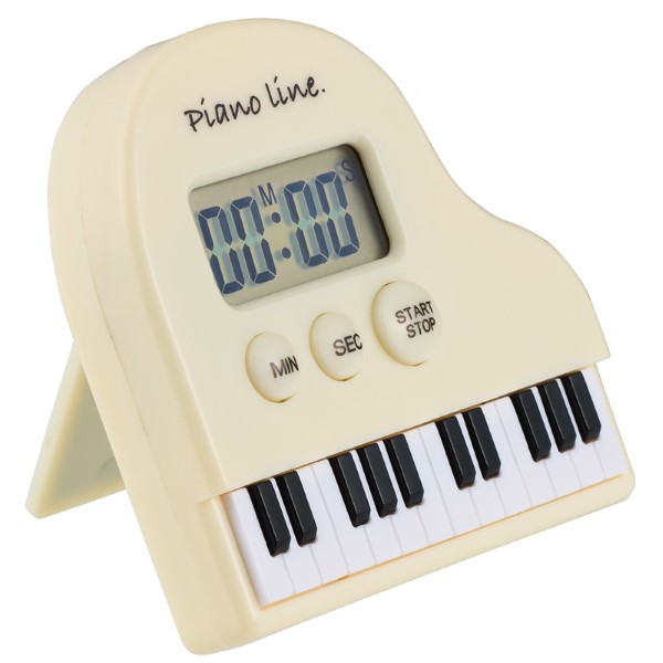 Piano line レッスンタイマー(ホワイト)