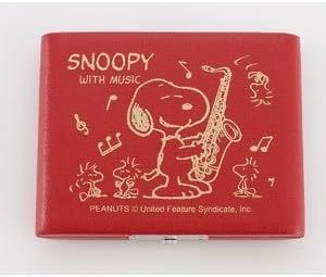 S/Nリードケース　テナーサックス5枚用レッド