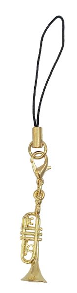 立体管楽器ストラップ　トランペット　ゴールド