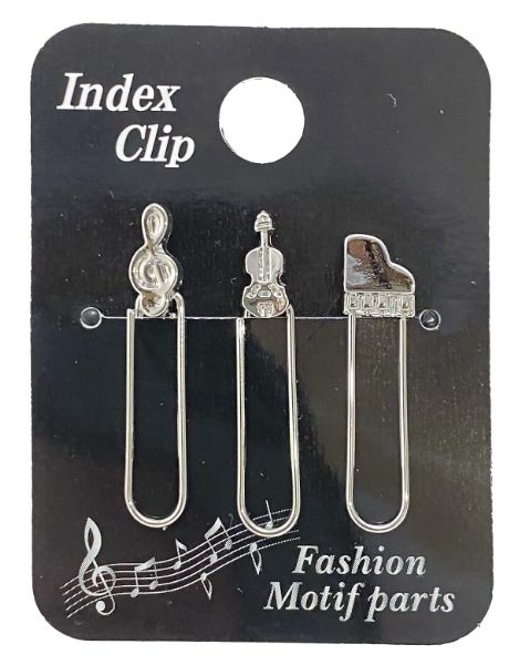 インデックスクリップ　シルバー