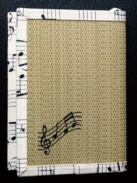 ブックカバー文庫　音符