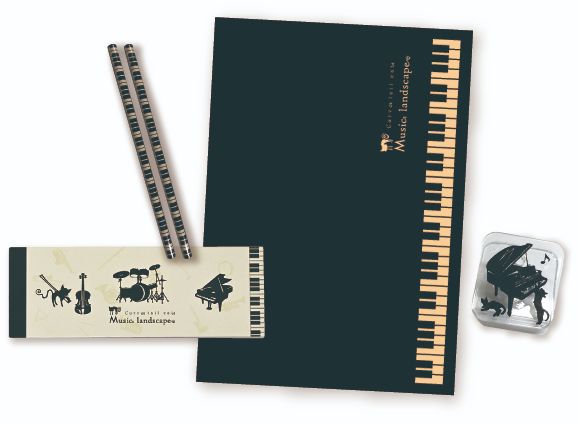 ミニクリップPEセットA　Music　landscape