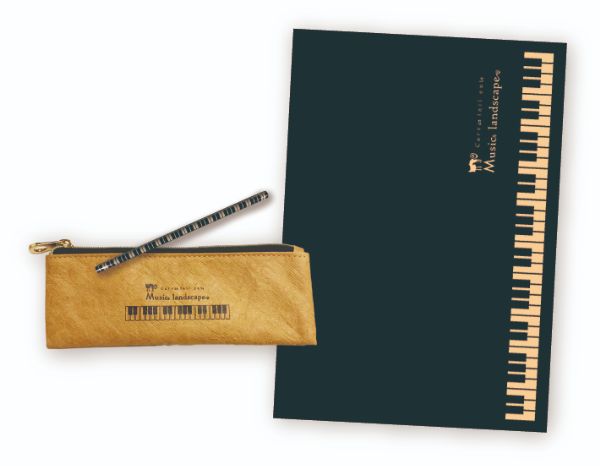 ペンケースセットB　Ｍｕｓｉｃ　ｌａｎｄｓｃａｐｅ