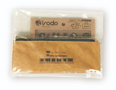 ｉｒｏｄｏ転写シール×ペンケースセット　にくきゅう楽団