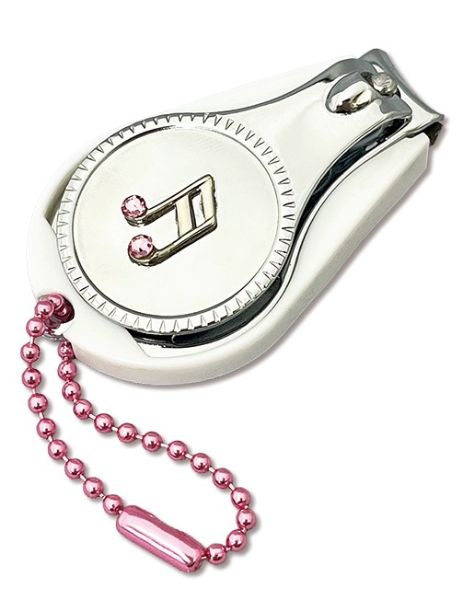 スワロ音符爪切り　ライトピンク