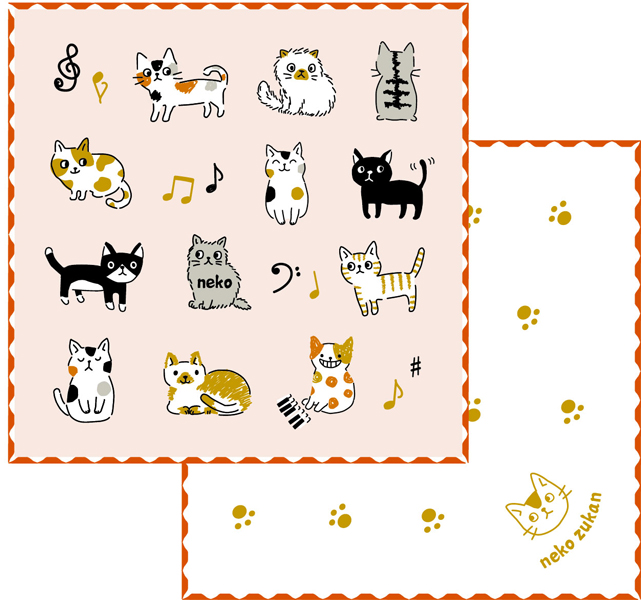 6重ガーゼハンカチ  ピンク