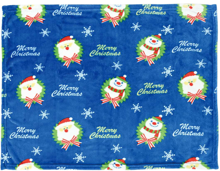 クリスマスふわふわブランケット