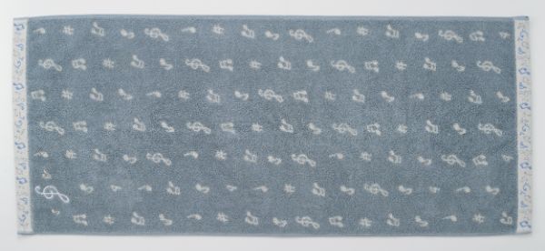 フェイスタオル　Silver　Notes