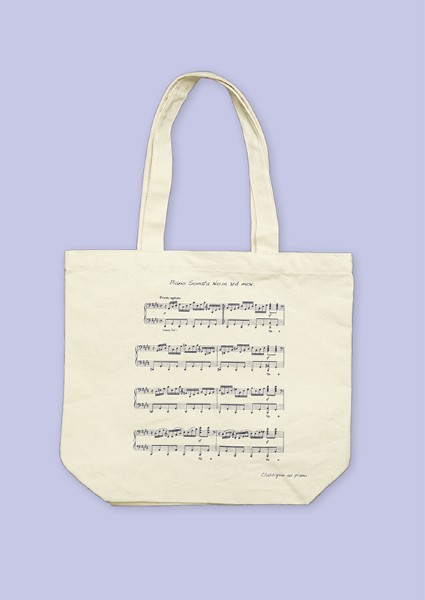 譜面トートバッグ「月光ソナタ　第3楽章」