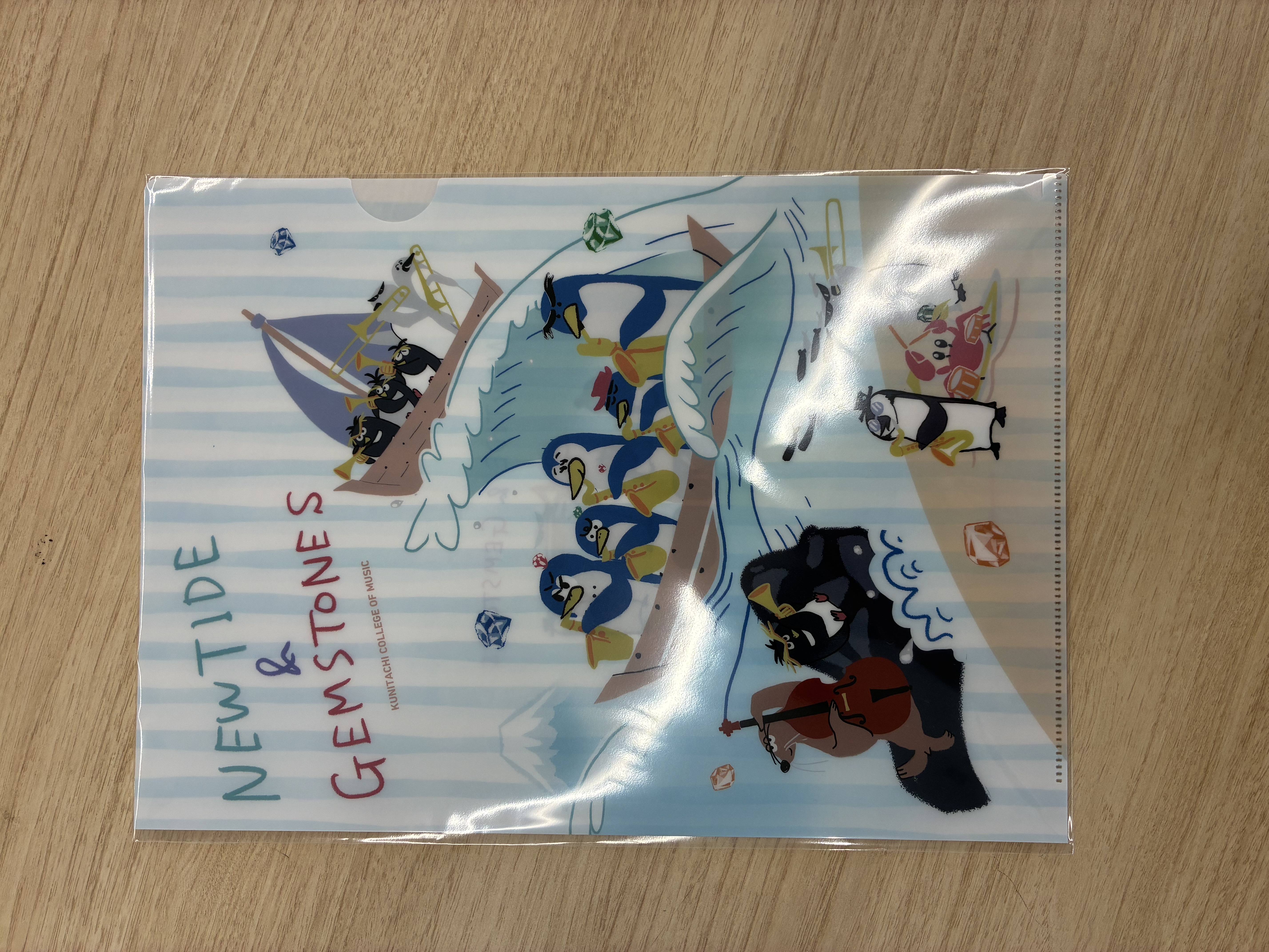NEWTIDE&GEMSTONESクリアファイル　A4