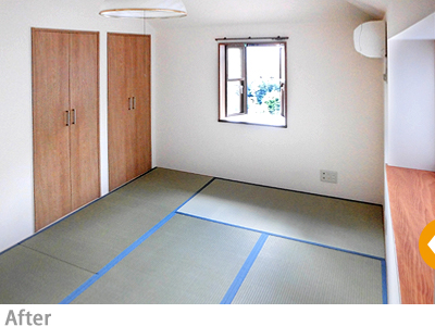 和室の実例(東京都小金井市 H邸の場合)