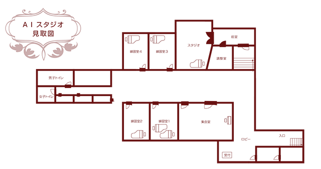 AIスタジオ見取り図